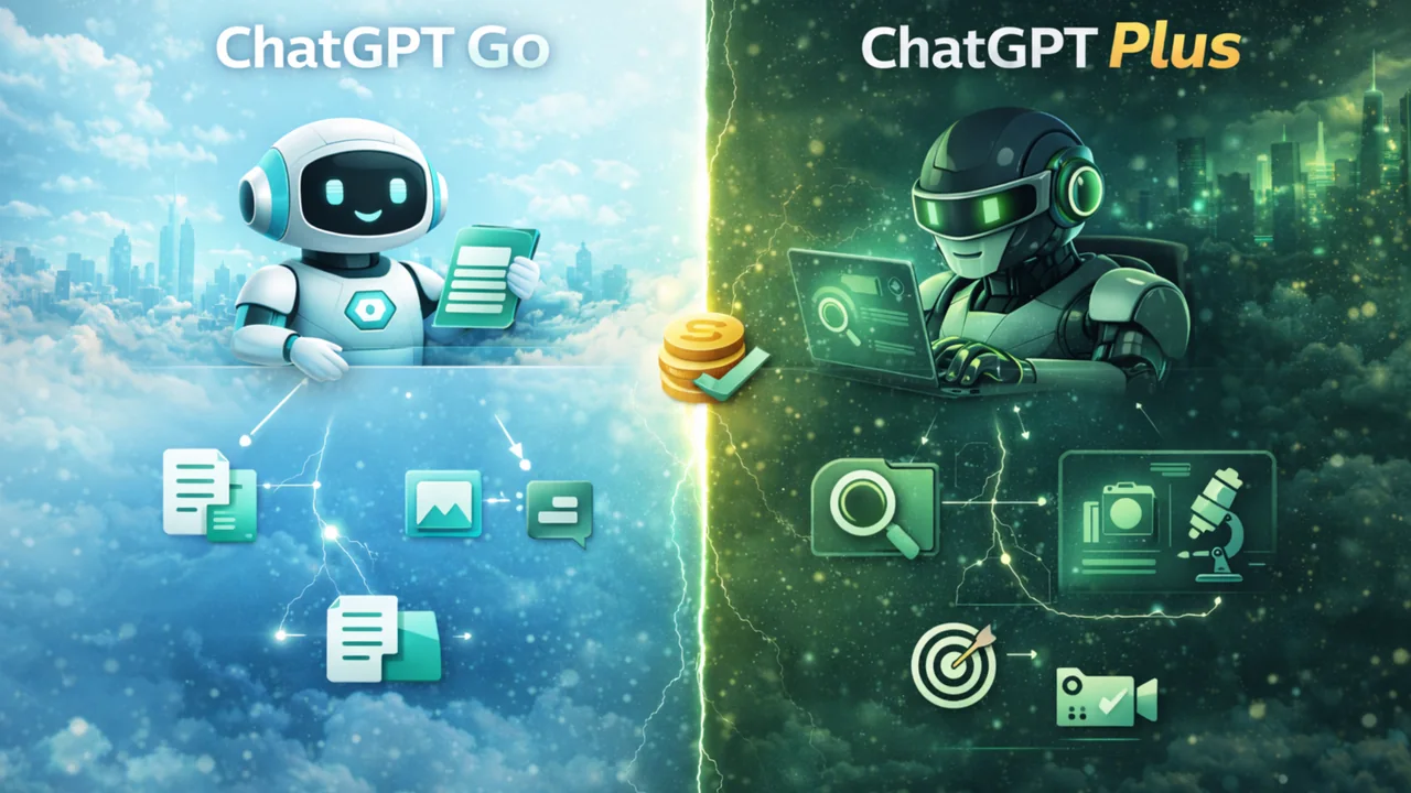 خرید اکانت ChatGPT | مقایسه ChatGPT Plus و ChatGPT Go